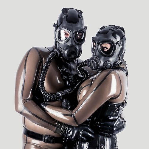 Rubber Lovers In Smokey Latex